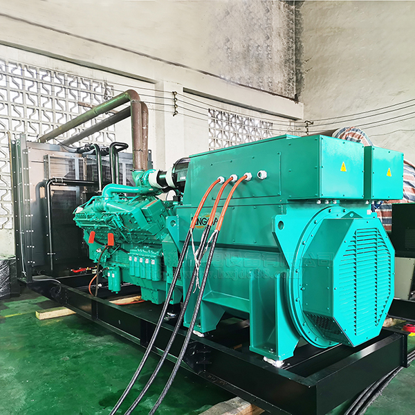 2000KW高压发电机为西安某企业提供电力保障